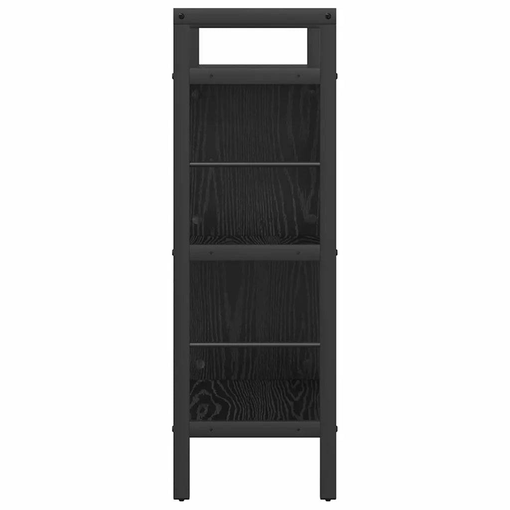 Libreria Rovere Nero 75 x 30 x 91 cm Legno multistrato 883970