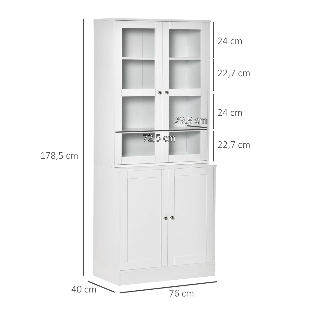 Libreria Scaffale ¨C Minimal ¨C Bianco 76x40x178.5