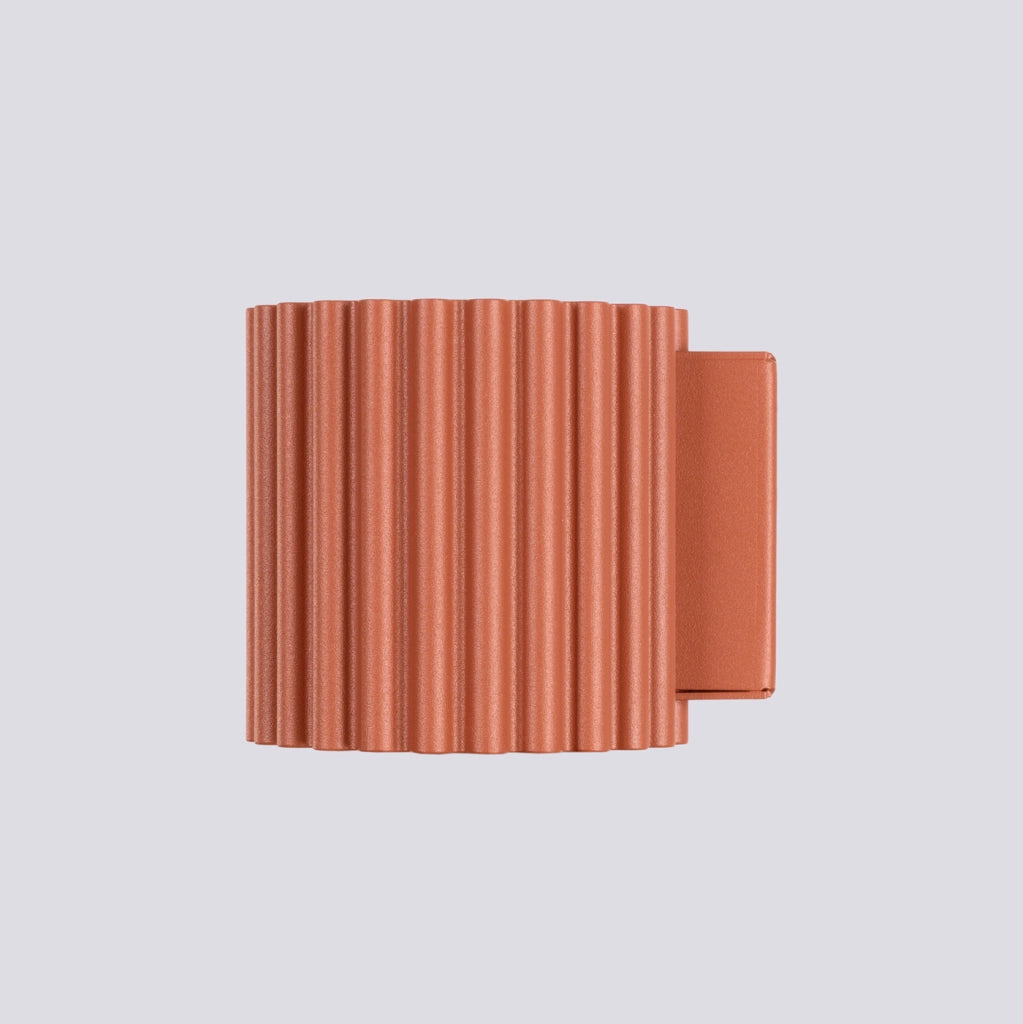 Lampada da parete AURA rosso ocra G9