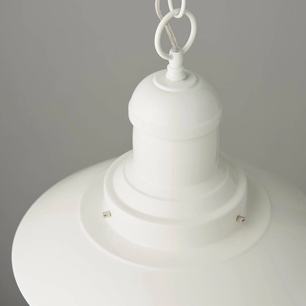 Lampada a sospensione marina crema E27 Endon Polperro