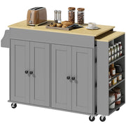 Isola Cucina con Ruote ¨C Minimal ¨C Grigio