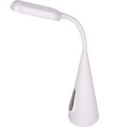Lampada da scrivania LED 7W 3000K display bianca Polux