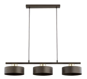 Lampada a sospensione decorativa SELIA bronzo/oro 3xE27 Alfa