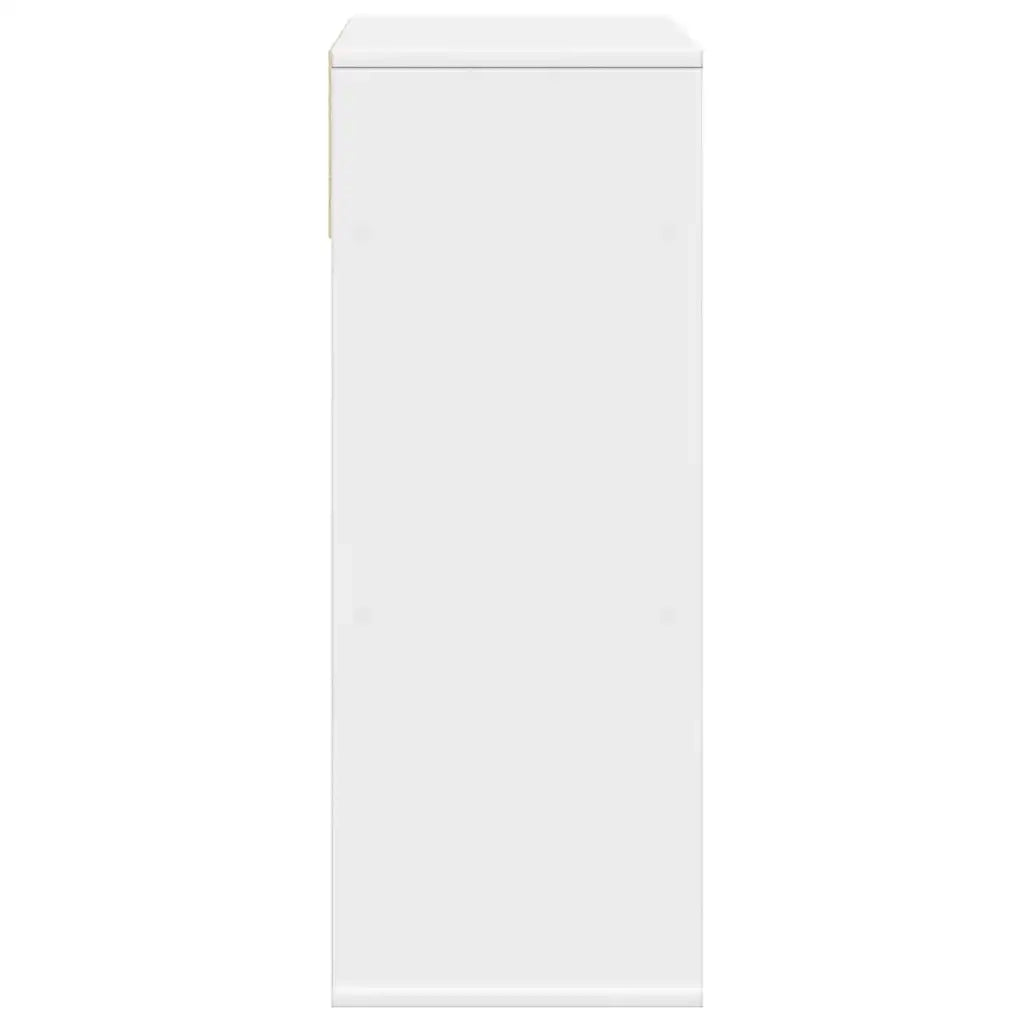 Libreria Bianca 66x31x80 cm in Legno Multistrato 860292