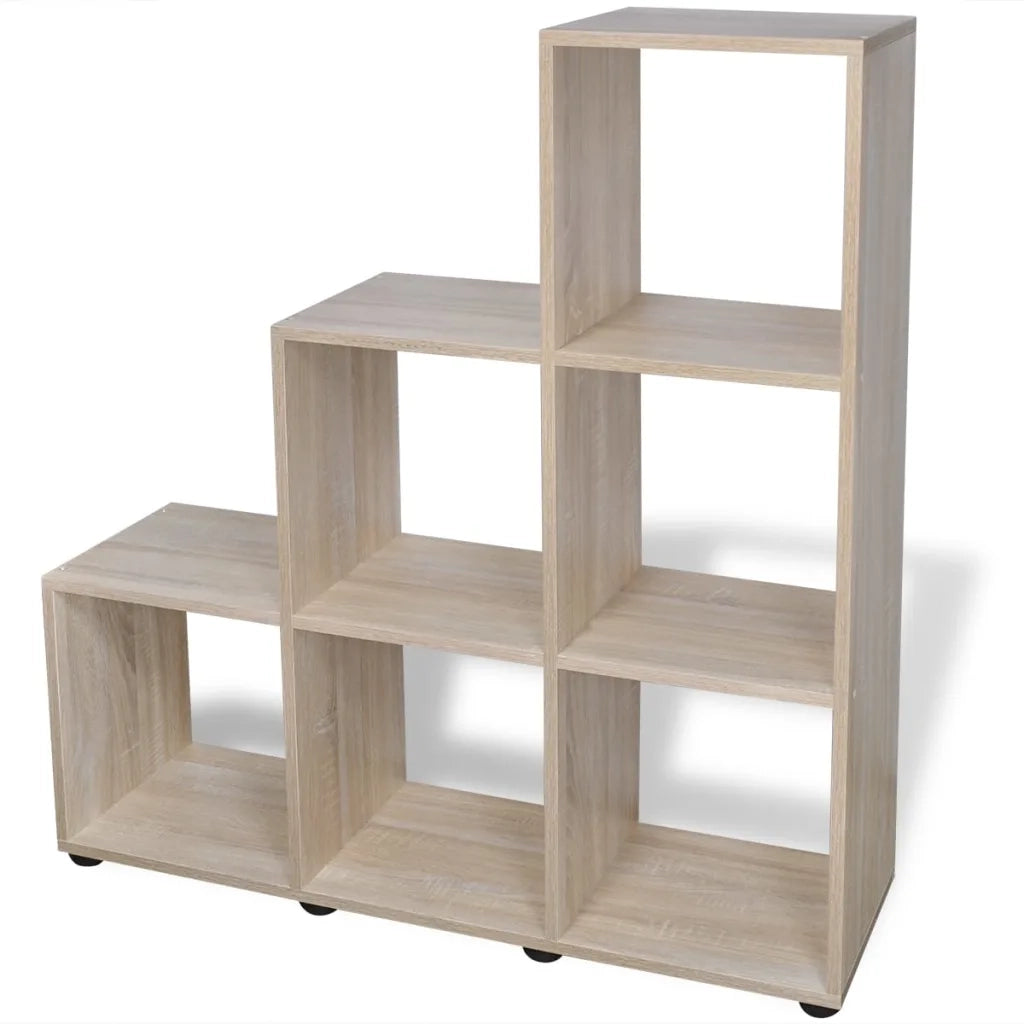 Libreria Scalare / Scaffale Espositore 107 cm Rovere 242553
