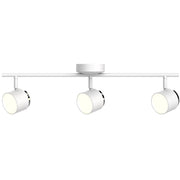 Lampada parete-soffitto orientabile LED 3x 3000K bianca Polux