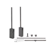 Cassetto portascarpe per armadi e cabine armadio Quartz, 740 (M90), Acciaio, Titanio