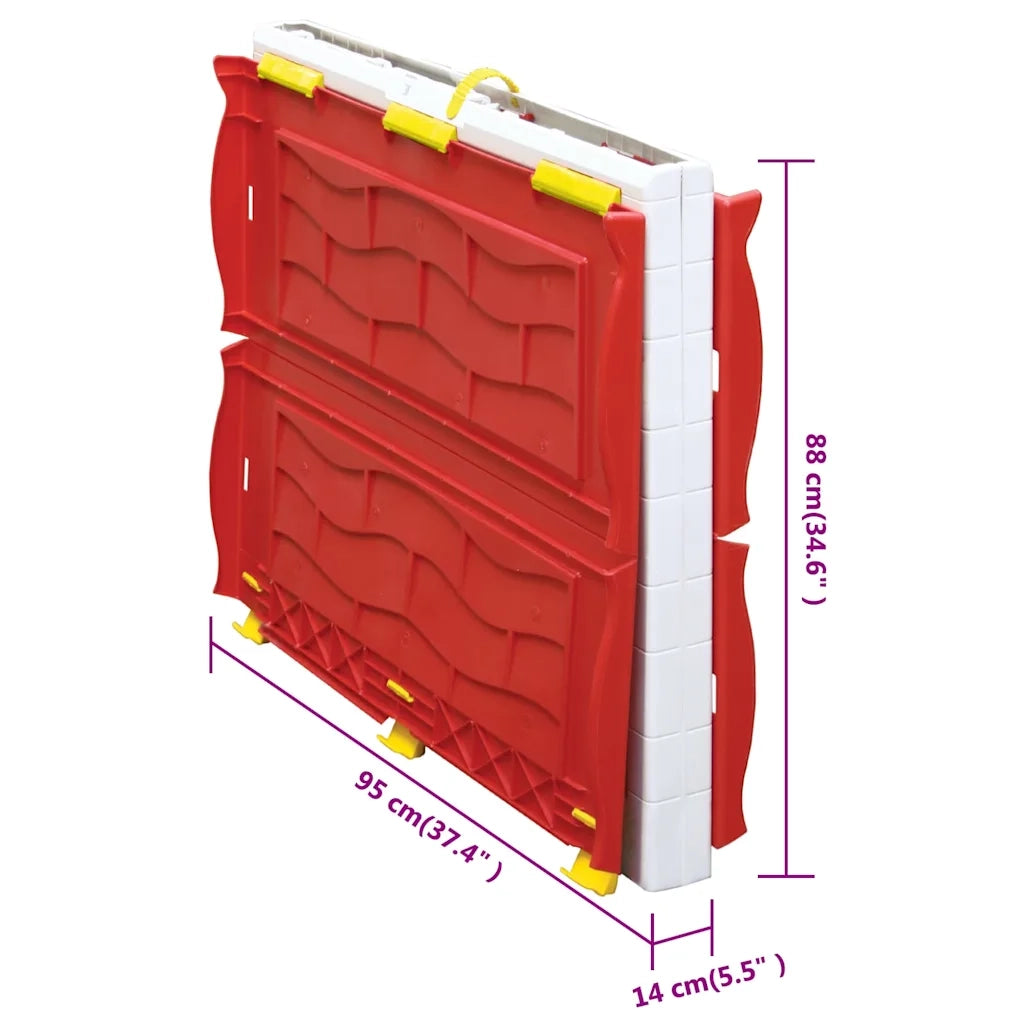 Casetta per Bambini Pieghevole con Porta e Finestre 92577