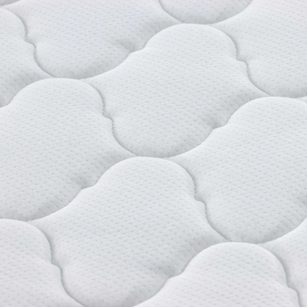 Topper al cocco Bianco 120 x 200 cm Tessuto Jacquard 4106395