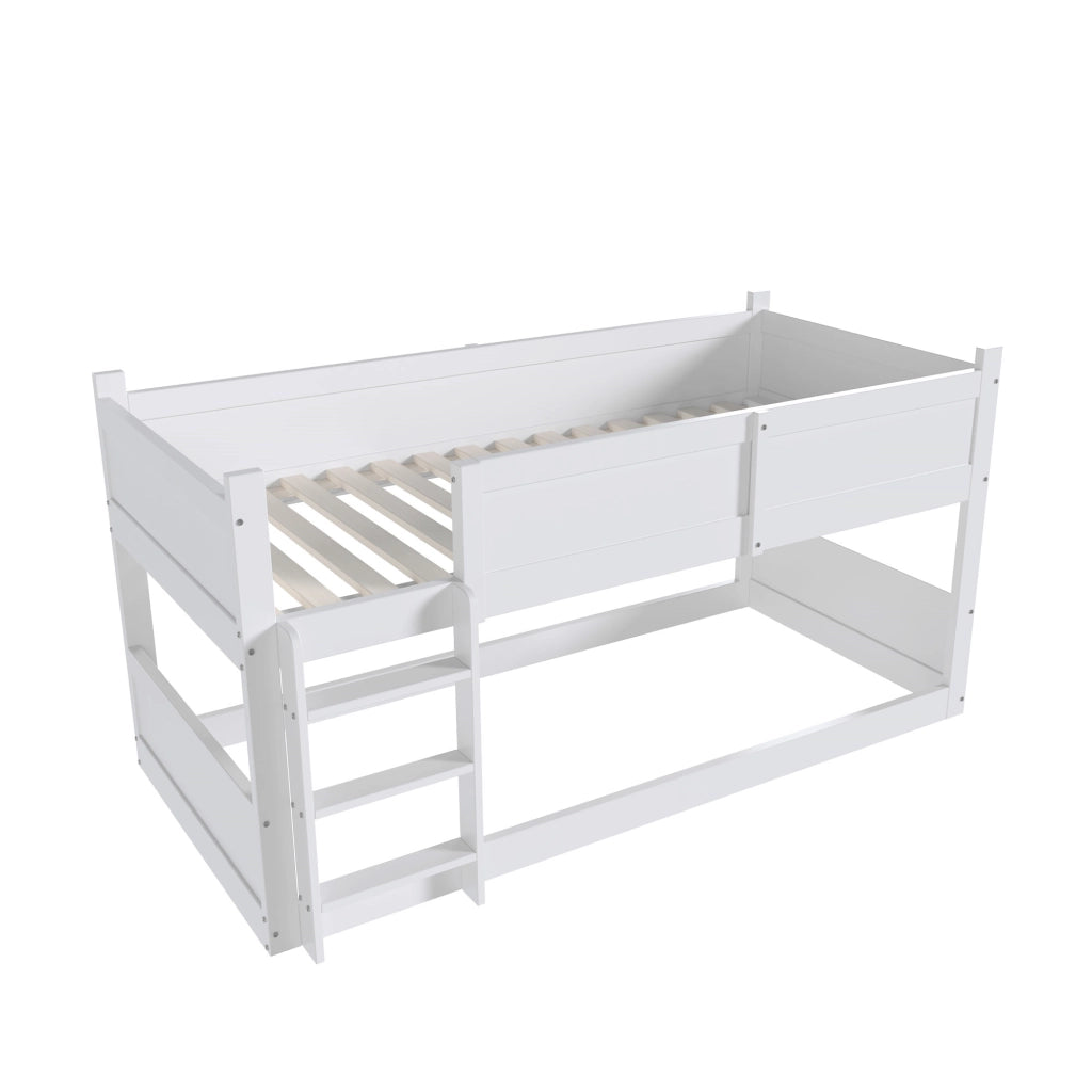 LETTO a castello triplo 90x200 cm in legno bianco