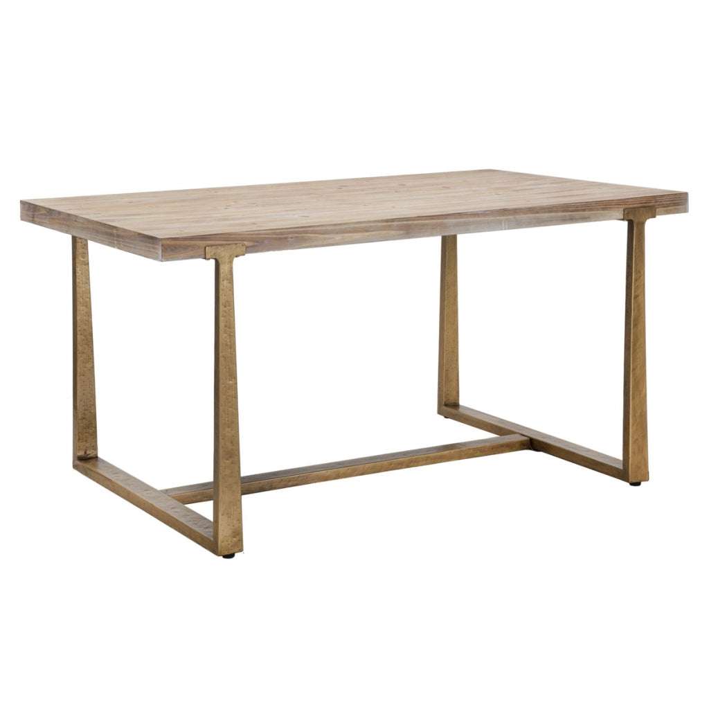 Tavolo VKH576, Marrone, MDF, 150x90x78 cm
