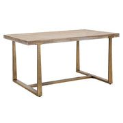 Tavolo VKH576, Marrone, MDF, 150x90x78 cm