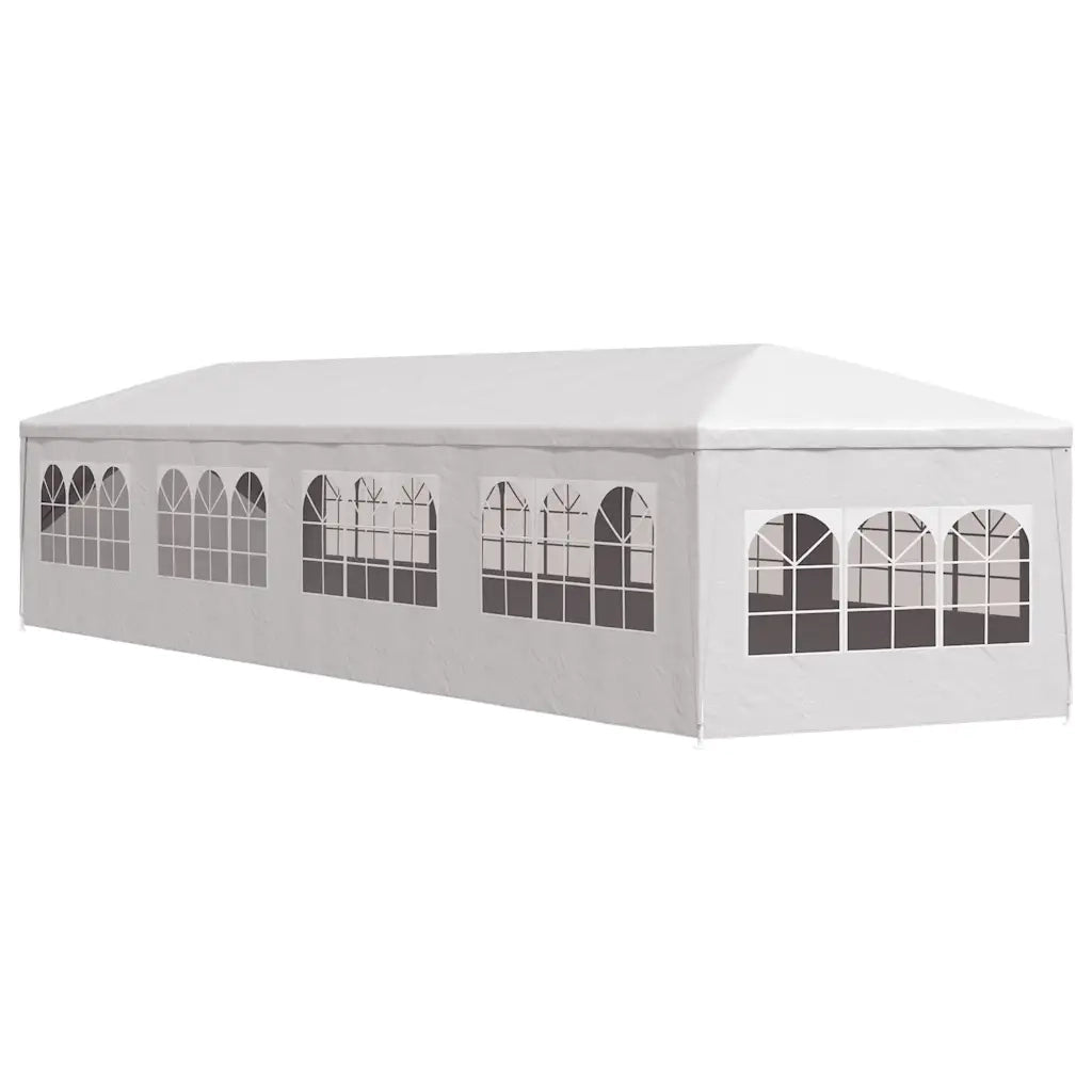 Gazebo | Pergolato da Giardino 3x12 m Bianco