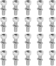 Set di viti a 6 punte in acciaio inossidabile - 20 pezzi - M4x12mm - installazione antiscivolo - corrosione resistente