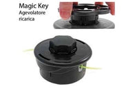 TESTINA PER DECESPUGLIATORE BATTI E VAI GARDEN DEVIL  ø mm.120 universale con foro ø mm.25,4