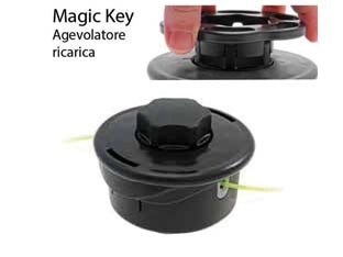 TESTINA PER DECESPUGLIATORE BATTI E VAI GARDEN DEVIL  ø mm.120 universale con foro ø mm.25,4