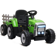 Trattore Elettrico per Bambini ¨C Xylo ¨C con Telecomando Genitori, Verde e Nero