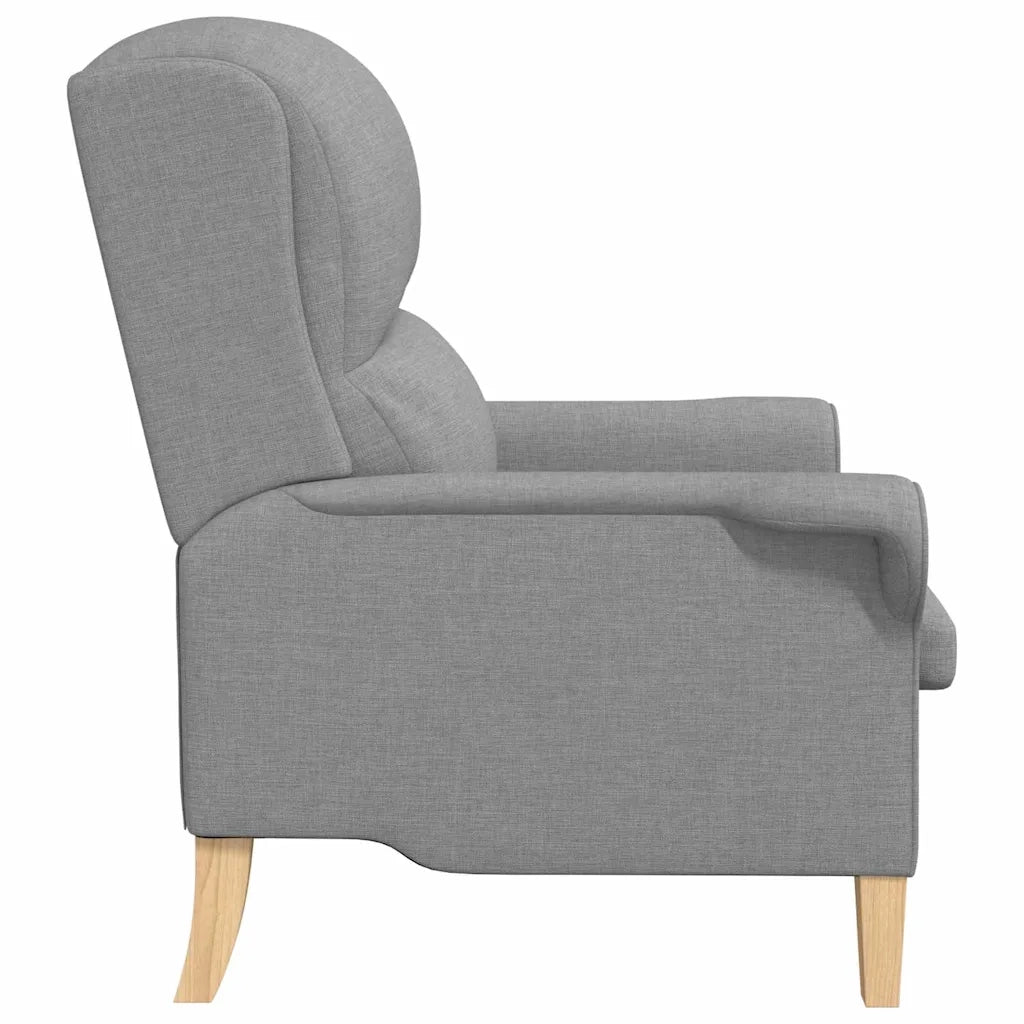 Poltrona | Sedia Relax Grigio chiaro Tessuto