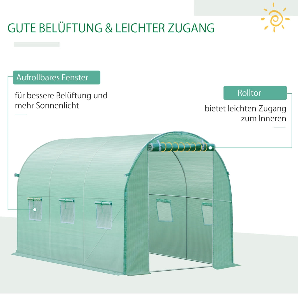 Telo per Serra ¨C Zephmum ¨C Verde 3x2x2 m