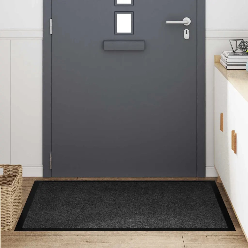 Tappetino Antracite 60 x 40 x 1.2 cm Tessuto Teddy 42013436