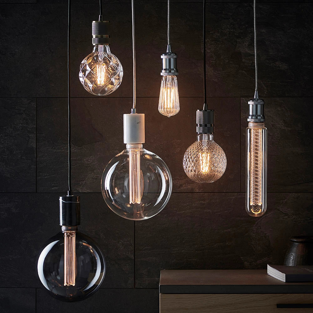 Sospensione industriale URBAN nero cromo E27 Endon