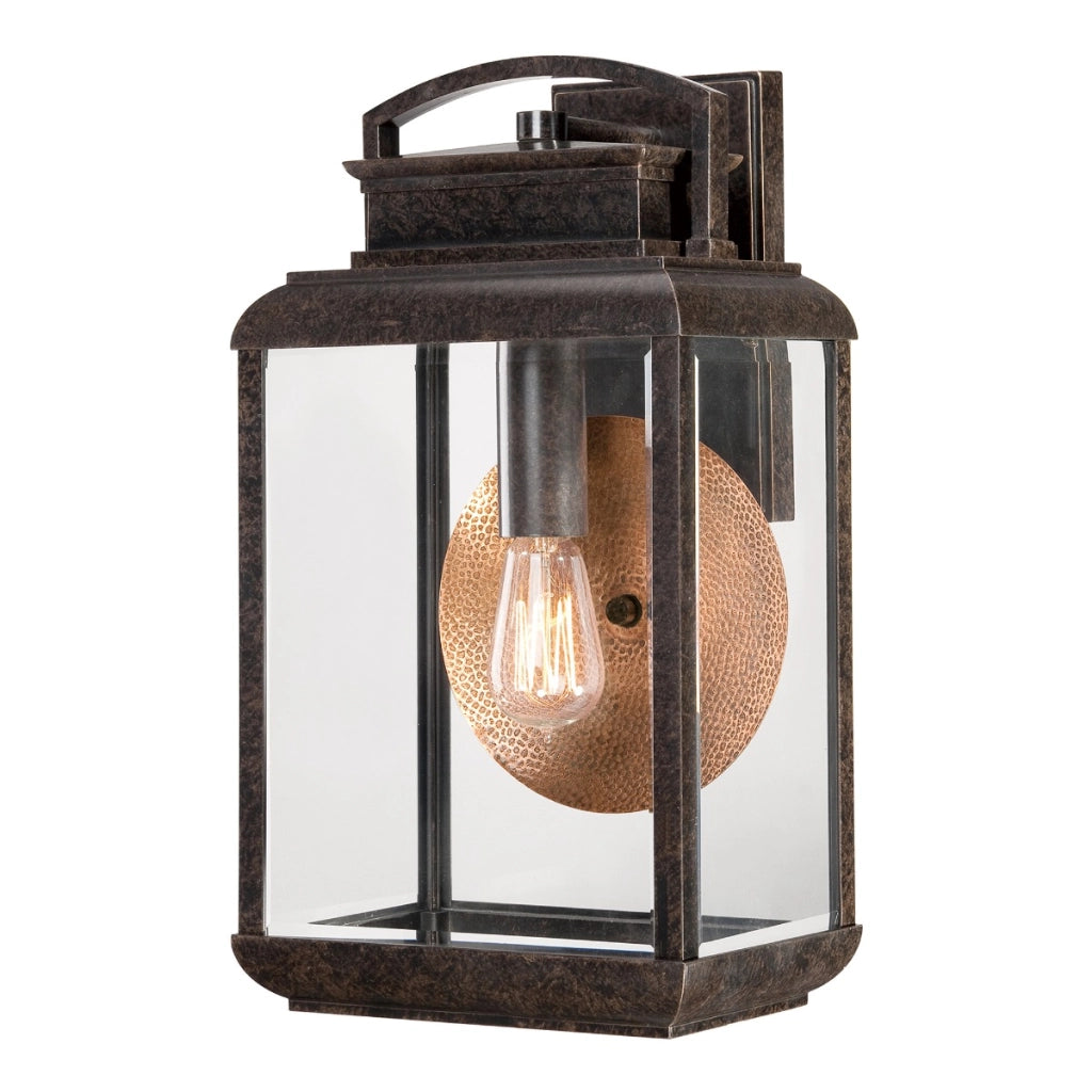Applique esterna Byron Quoizel bronzo imperiale E27 60W