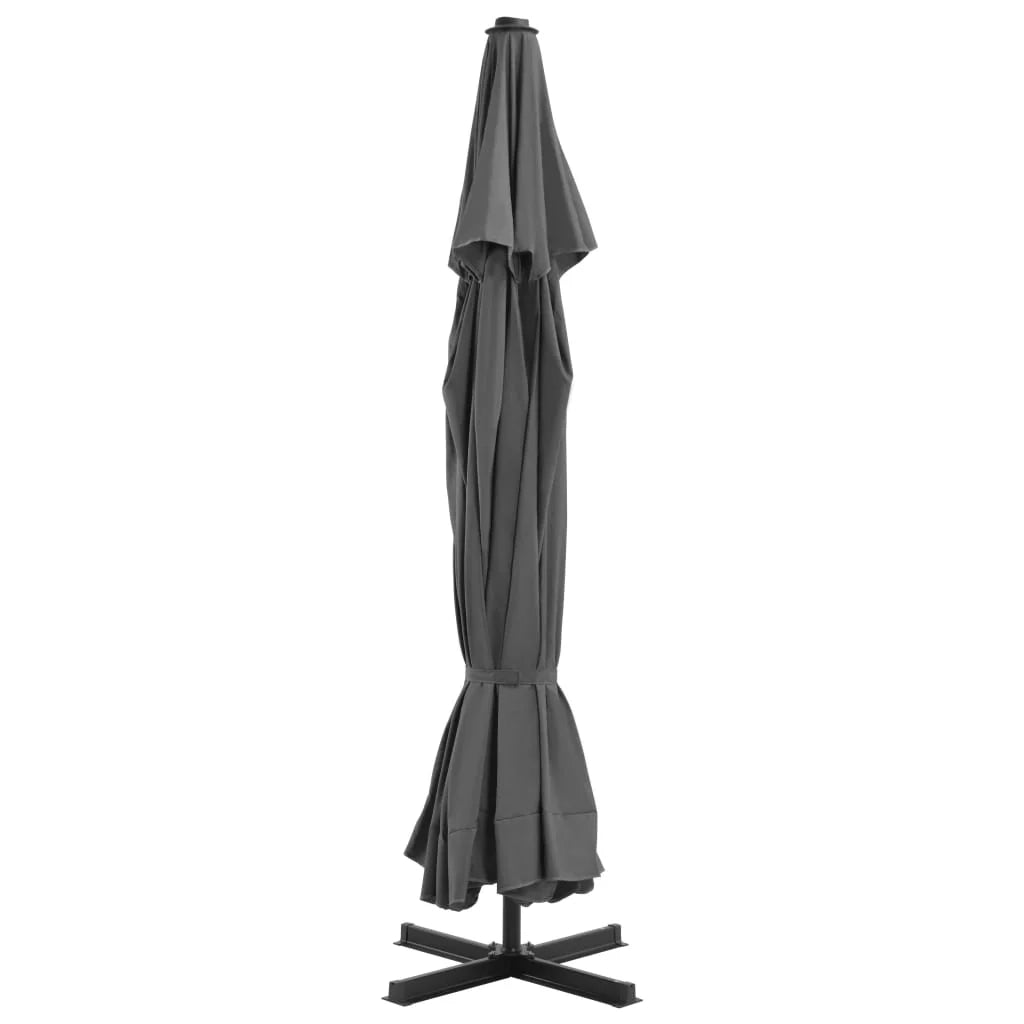 Ombrellone con base portatile diametro 5 m antracite 02_0008041