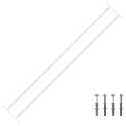 Griglia di Sicurezza per Finestre con 2 Traverse 93-174 cm 42031293