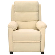 Poltrona Reclinabile in Tessuto Crema 342348