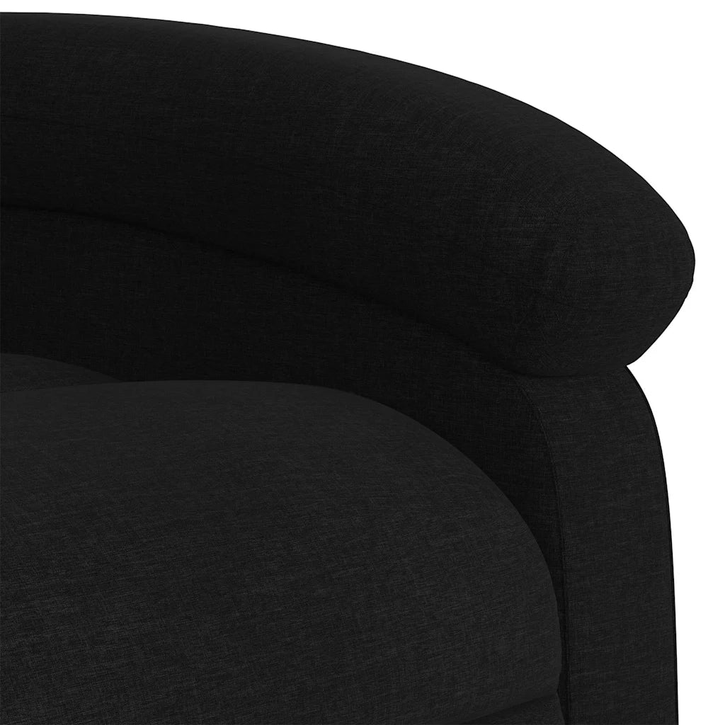 Divano Sedia-Poltrona reclinabile in tessuto nero 559949