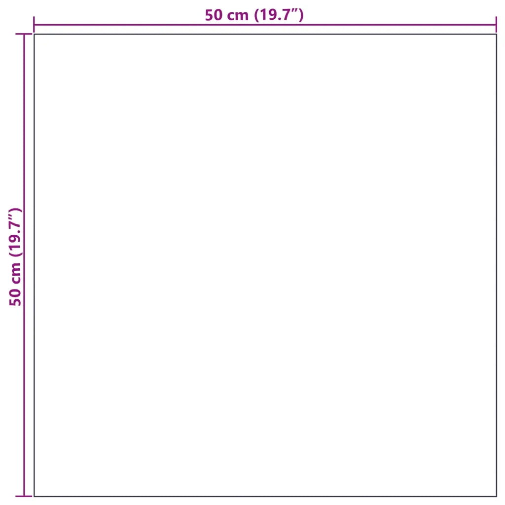 Piastrella per Tappeto Blu 50 x 50 cm 4 pz PP e Bitume CFW5212039