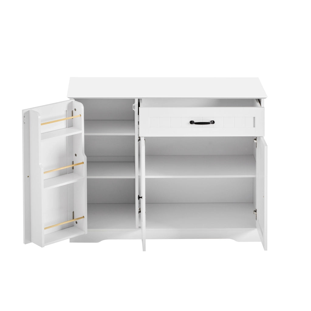 Credenza con 3 Ante e Cassetto ¨C MINIMAL ¨C Bianco