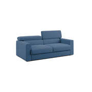 Dylan Divano con pouf estraibile 158 cm blu
