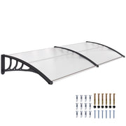 Tettoia per Porta d'Ingresso ¨C Minimal ¨C 75x195x23 cm Poli carbonato Trasparente