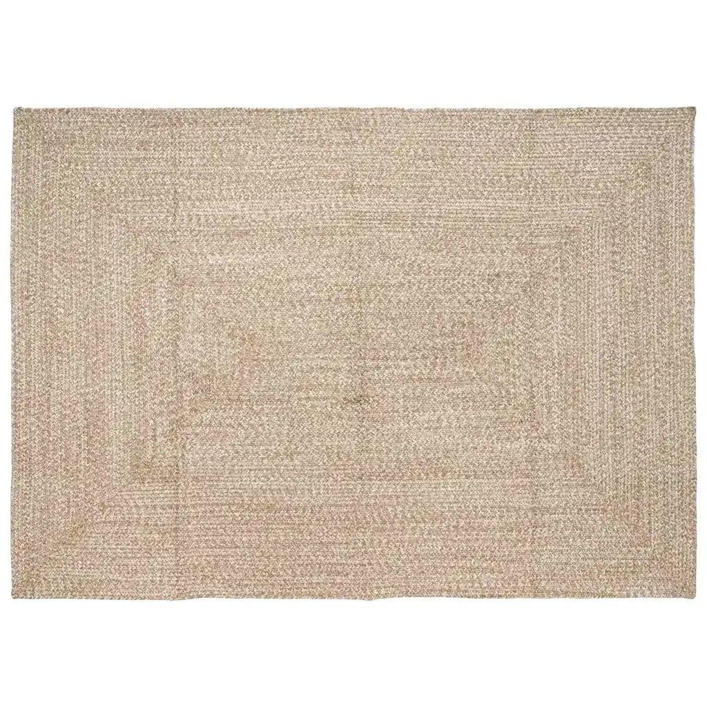 Tappeti per area | Tappeti a zone Naturale e Bianco 240 x 340 cm Juta