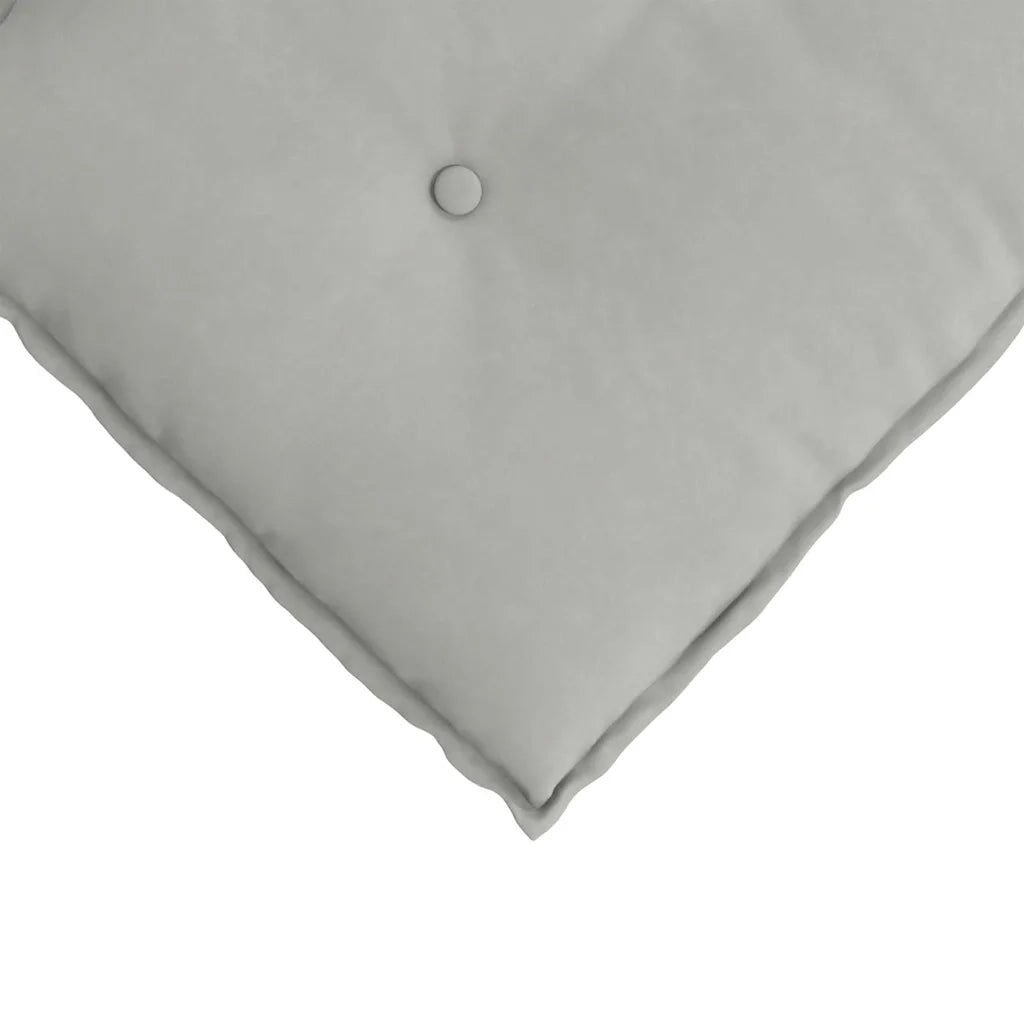 Cuscino per Schiena Grigio chiaro 100 x 50 cm 42014774