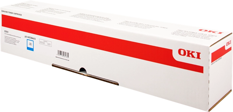 ORIGINAL OKI toner ciano 45536415 C911/931 ~24000 Seiten