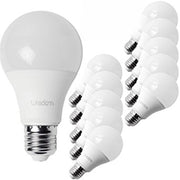 Trade Shop - Kit Da 10 Lampadine Led E27 Da 12w Luce Bianco Freddo Caldo Classe A - -bianco Caldo      -