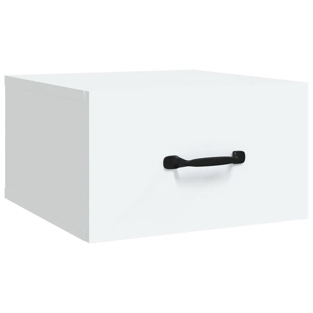 Comodino a Muro Bianco 35x35x20 cm 812852