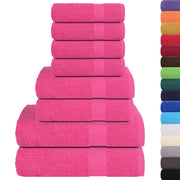 Set di asciugamani 8 pezzi FROGN Rosa 360 g/m² 137077