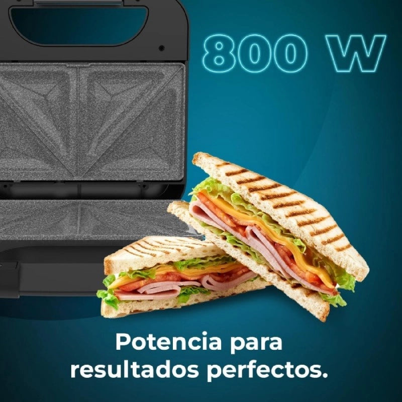 CECOTEC 02932 - Tostapane per sandwich Rock’nToast combo