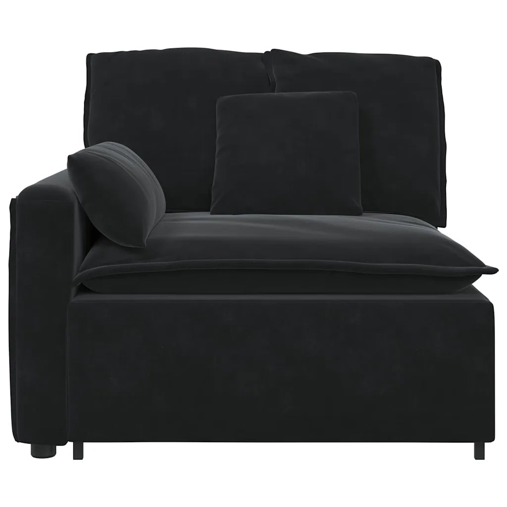 Modulo Terminale Bracciolo Divano Modulare con Cuscini-Sofa Modulare-Divanetto 100 cm 658641