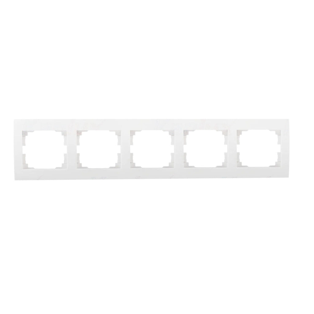 Kanlux LOGI cornice 5 posti orizzontale bianca 25121