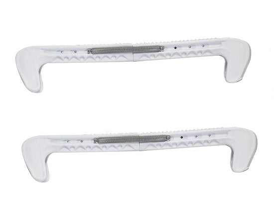Protezioni per pattini da ghiaccio in plastica - Protezioni per pattini da ghiaccio con guaina - Protezioni per pattini da ghiaccio per hockey su ghiaccio - 2 pezzi - Serraggio regolabile a filo - 7 colori