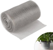 Draadgaas in Rostofissato Acciaio 12,5 cm x 12 m - Protezione dalle Lumache - Protezione per il Giardino - Elevazione del Suolo del Fusto - Protezione contro le Erbacce - Leggerezza - Retino per Giardino