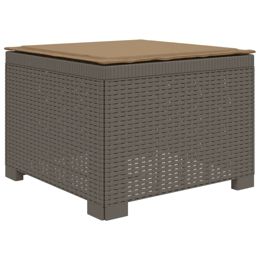 Divano da esterno-Divano da Giardino 3 posti con cuscini in look rattan PP 542803