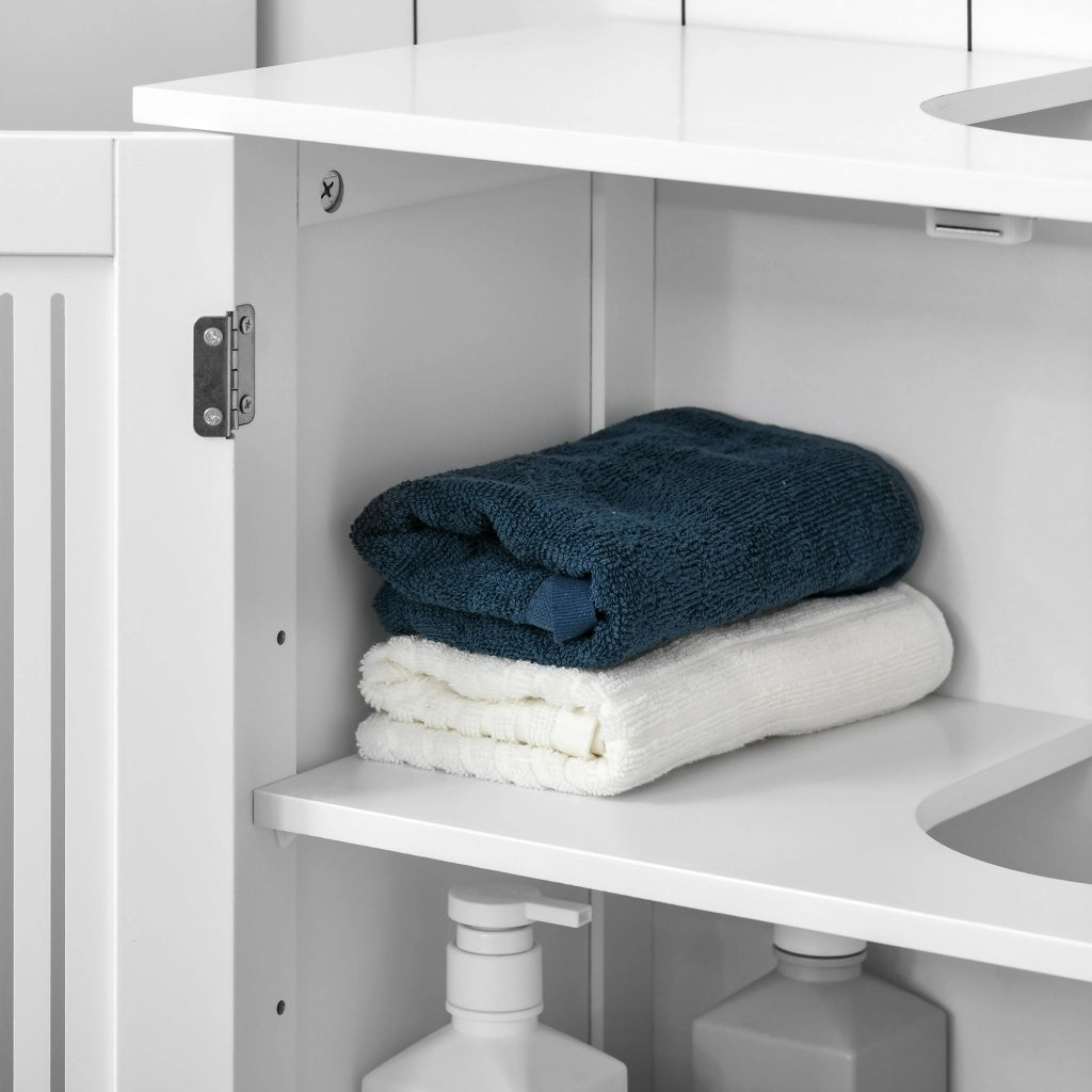 Mobile Sottolavabo Bagno ¨C Minimal ¨C 60x30x60 cm Bianco MDF
