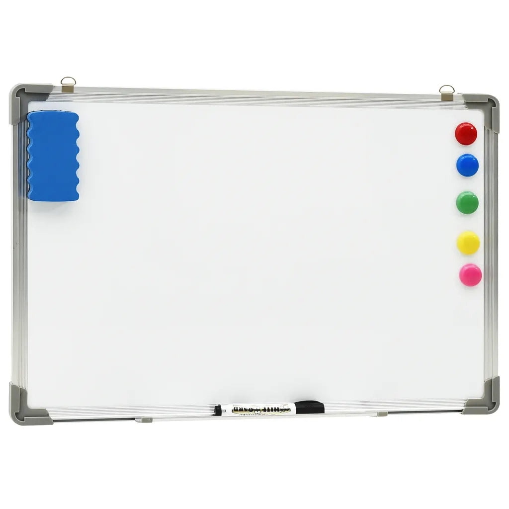Lavagna Magnetica Bianca Cancellabile a Secco 60x40 cm Acciaio cod mxl 68489