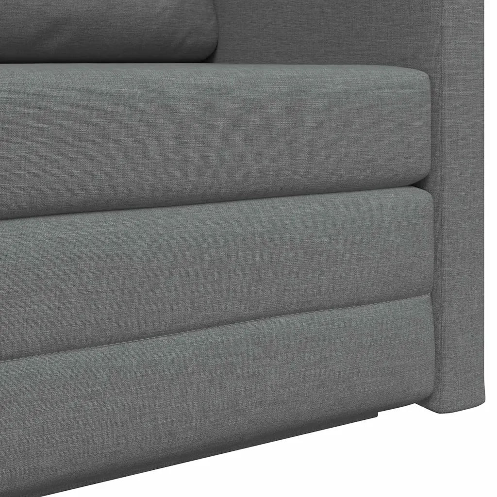 Divano letto | Sof¨¤ letto | Letto singolo 110cm Grigio scuro Tessuto