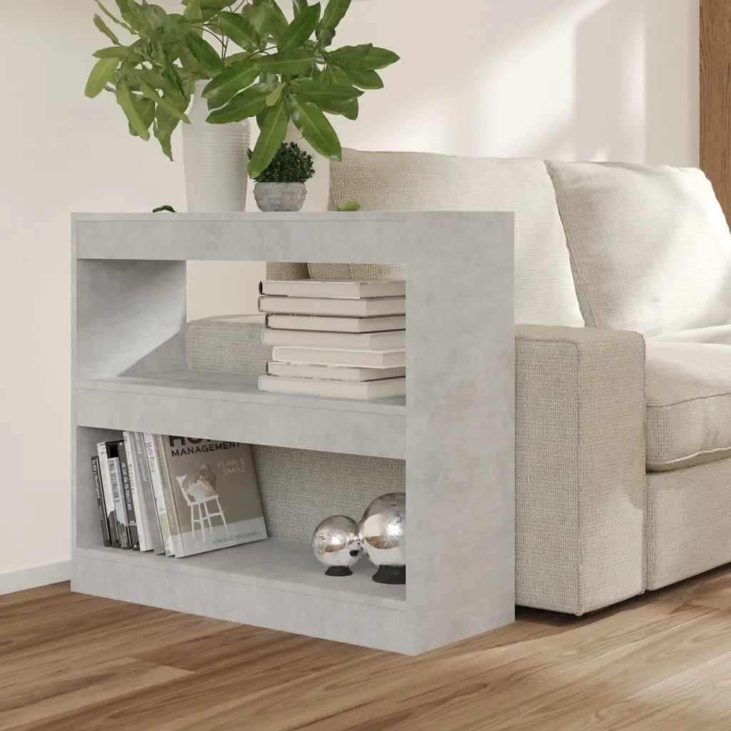 Libreria/Divisorio Grigio Cemento 80x30x72 cm 811695
